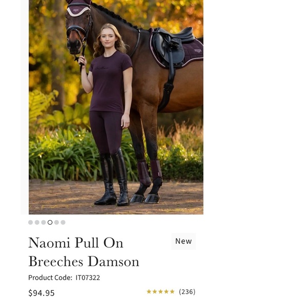 Lemieux Burgundy Pull On Breeches.Never worn!!
New w/out tags. - Picture 7 of 7